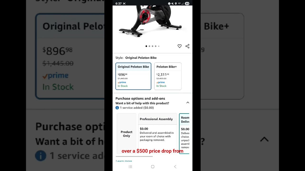 Best Peloton Bike Price ever!