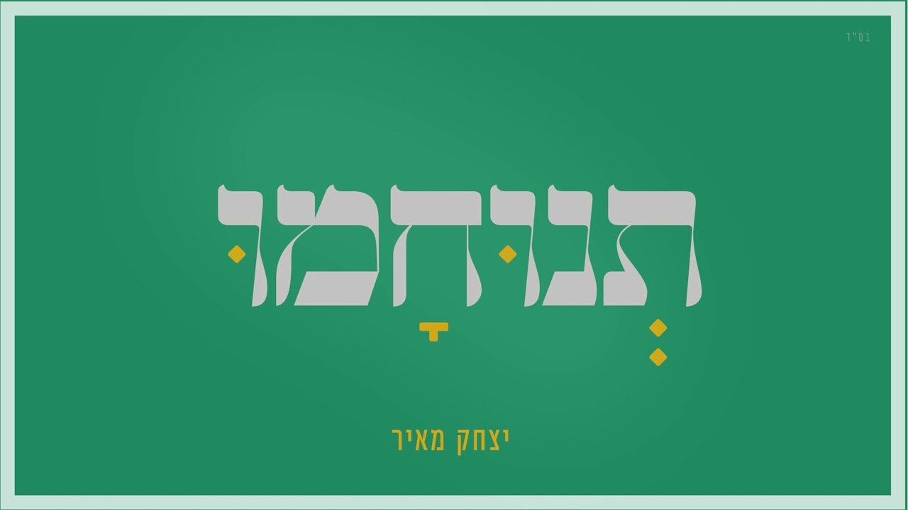 יצחק מאיר - תְּנֻוחָמוּ🌱