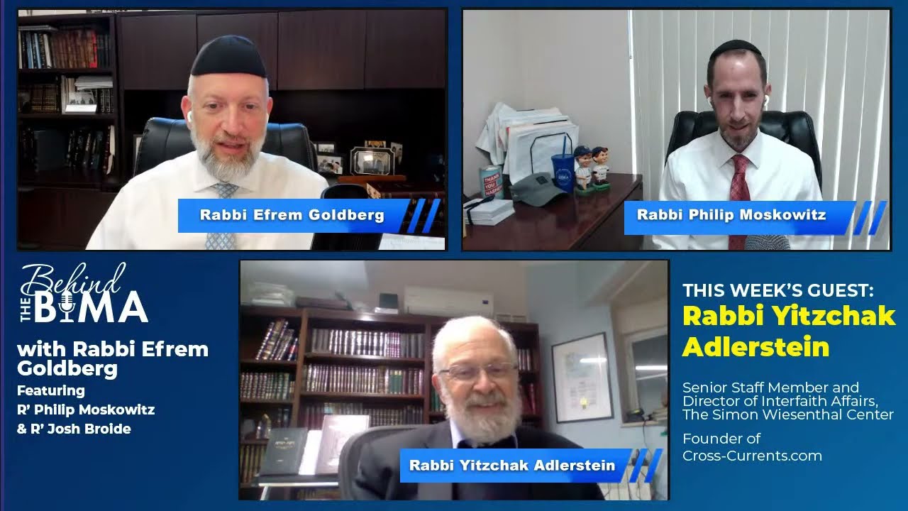 #78: Behind the Bima - R' Yitzchak Adlerstein