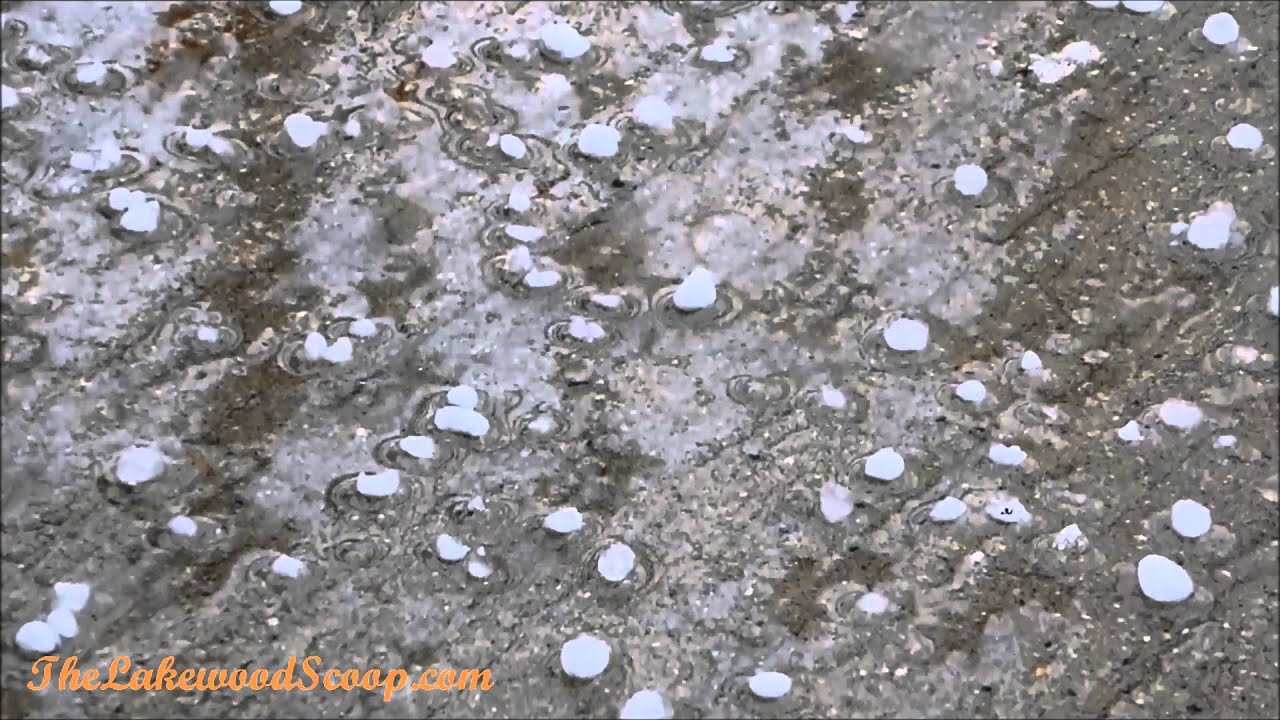 Hail Storm in Lakewood 3 16 16
