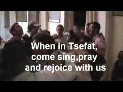 Havdalla in Tzfat,
House of love and prayer.