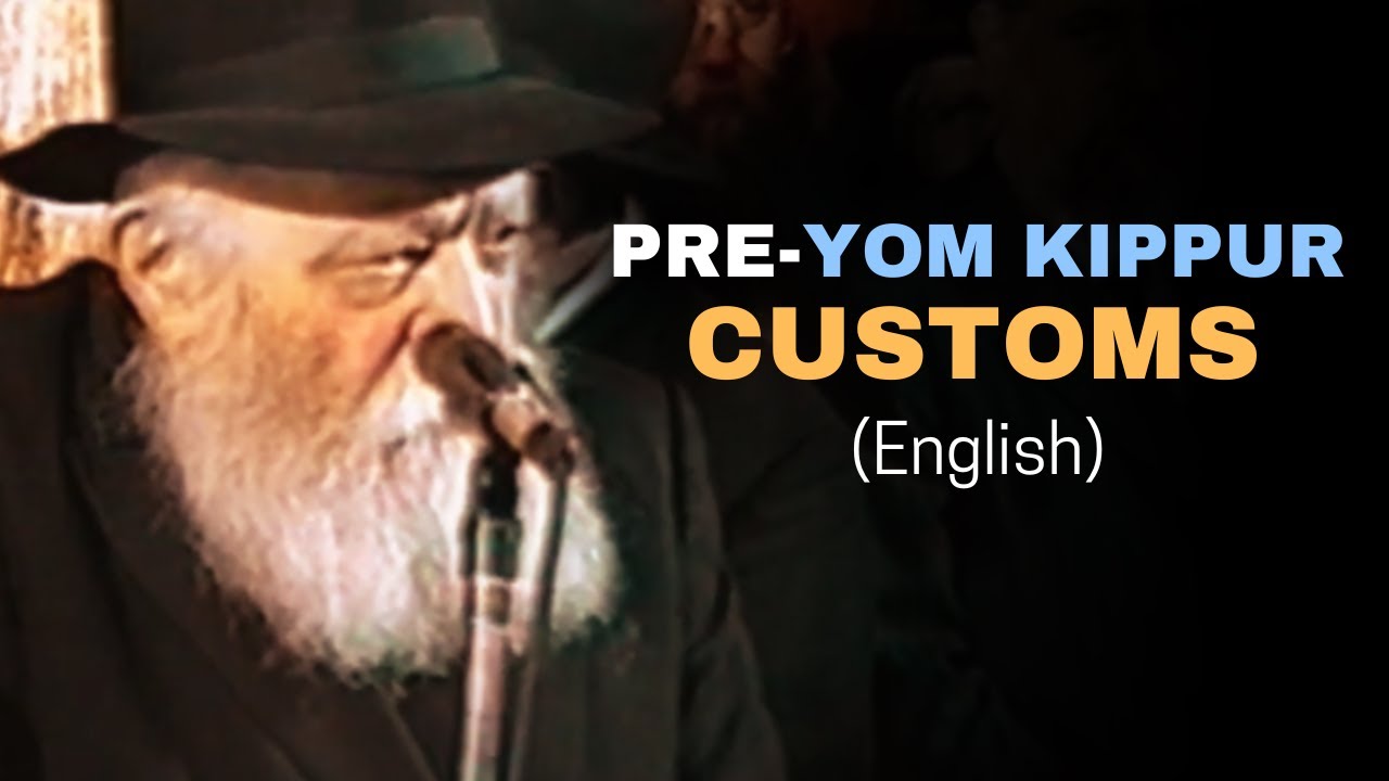 WATCH: The Rebbe explains in English how to prepare for Yom Kippur