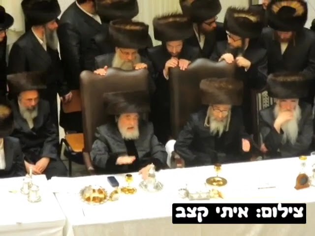 סד"ש בראשות האדמו"ר מויז'ניץ והאדמו"ר מוויזשניץ וויליאמסבורג שליט"א בבית ויז'ניץ - פר' ויצא תשפ"ד