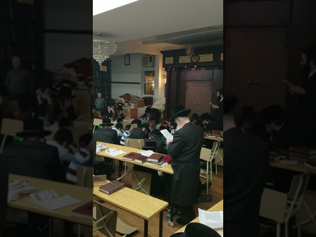 תשעה באב אצל כ"ק אדמו"ר מסקולען שליט"א בבית מדרשו במונטריאל יצ"ו חלק א