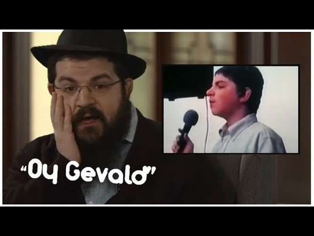 Reacting to myself singing as a kid for Sholom Mordechai Rubashkin