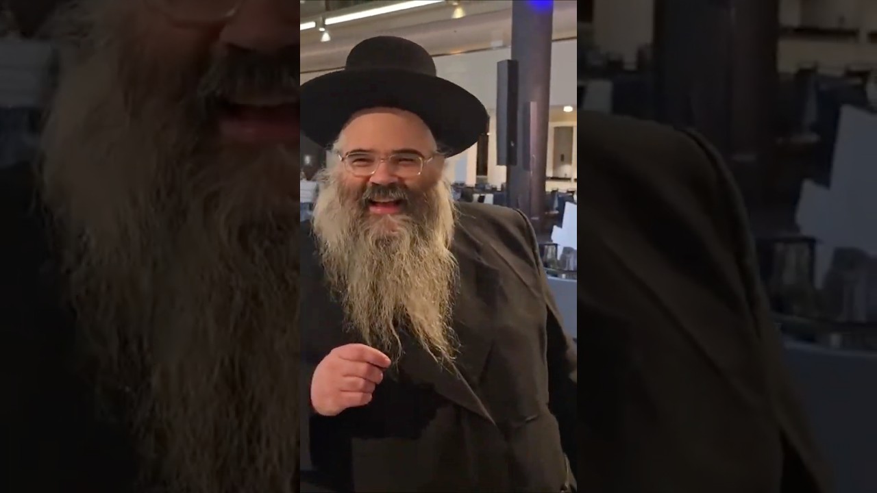 Avrum Mordche Malach at the Tzedek event - The Perlowitz Show
