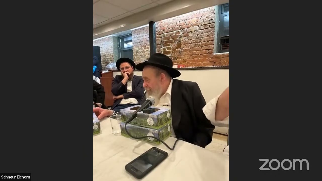 Replay: Gimmel Tammuz Farbrengen with the Rosh