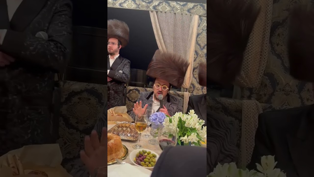 Lipa Schmeltzer Sukkot Gramen for Belzer Rebbe Grandson - ליפא שמעלצר סוכות גראמן לנכד האדמו"ר מבעלז