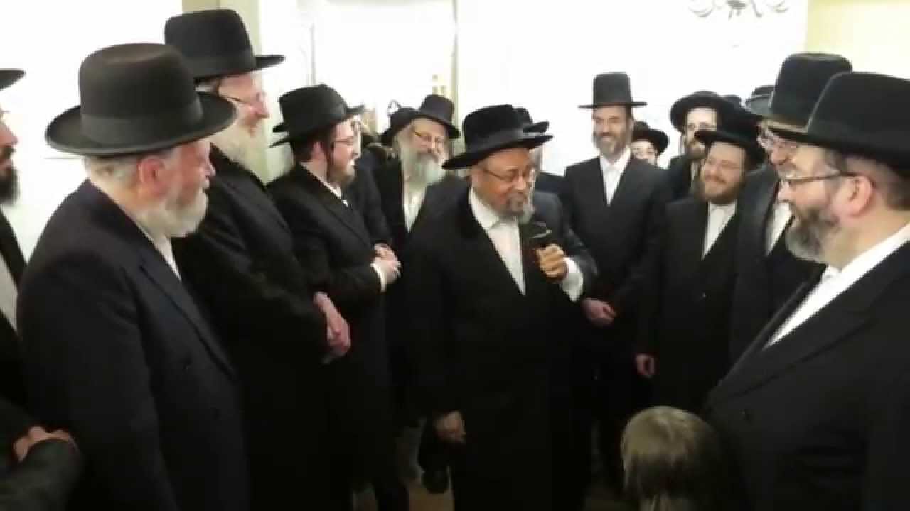 Chanukah Mesiba Dancing with Rabbi Afgin Shlita in Borough Park