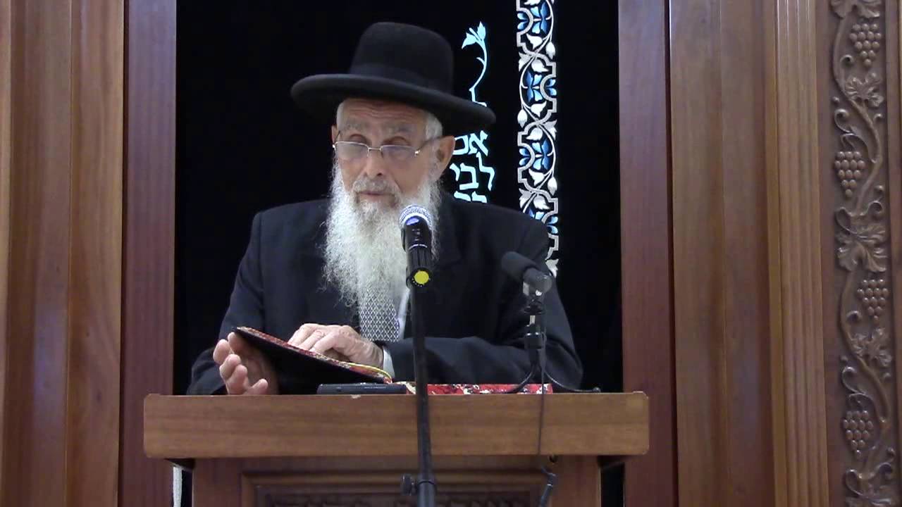 הרב יעקב אריאל - שיעור כללי - כב' סיוון התשע"ו