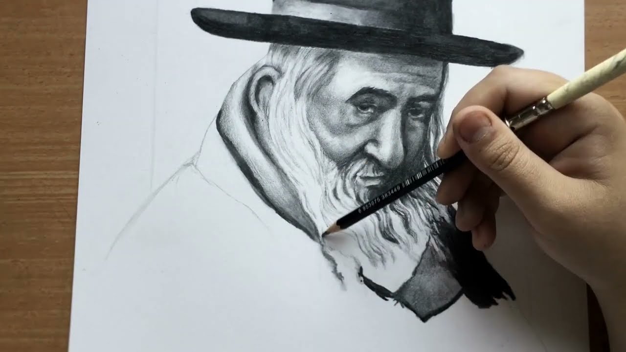 Time-Lapse Drawing & Stories of R' Shayele of Kerestir zt"l