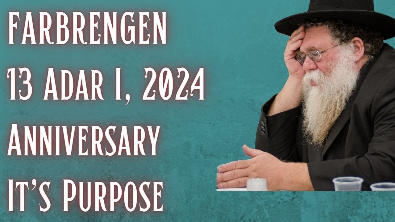 Anniversary: It's purpose is to celebrate G-dly  life - Rebbe's insights - Rabbi Chaim Dalfin