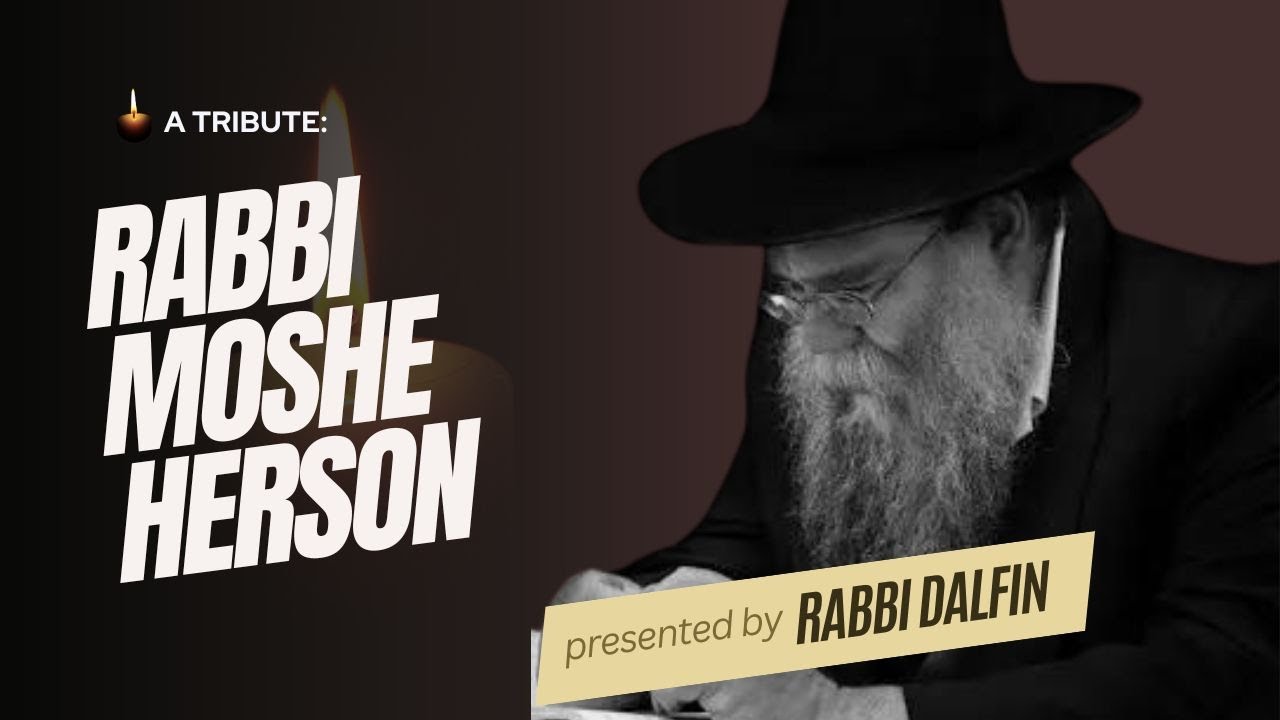 Rabbi Moshe Herson: Pnimi, Oved, Baal Menagen, Morristown, Aguch, Head Shliach NJ - RC Dalfin