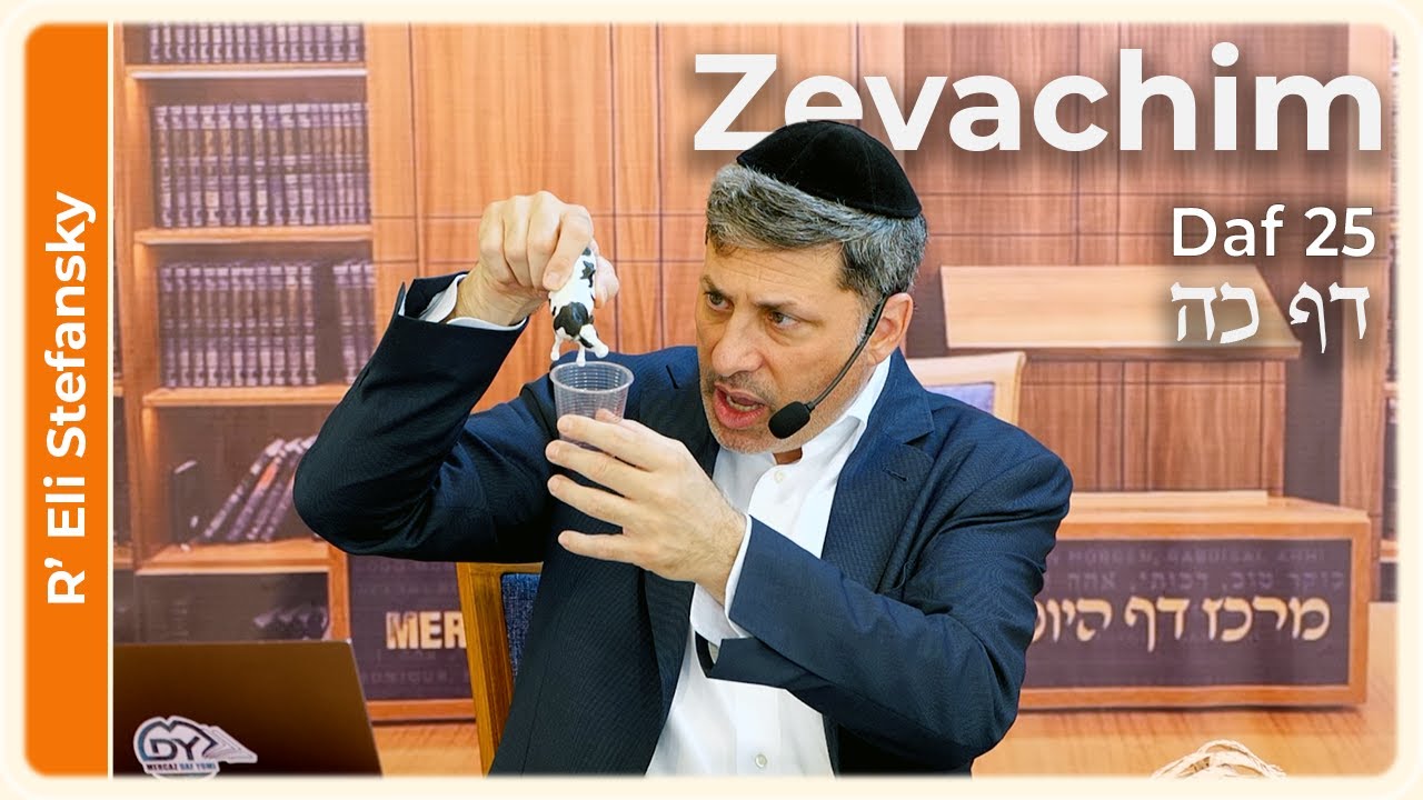 Daf Yomi Zevachim Daf 25 by R' Eli Stefansky