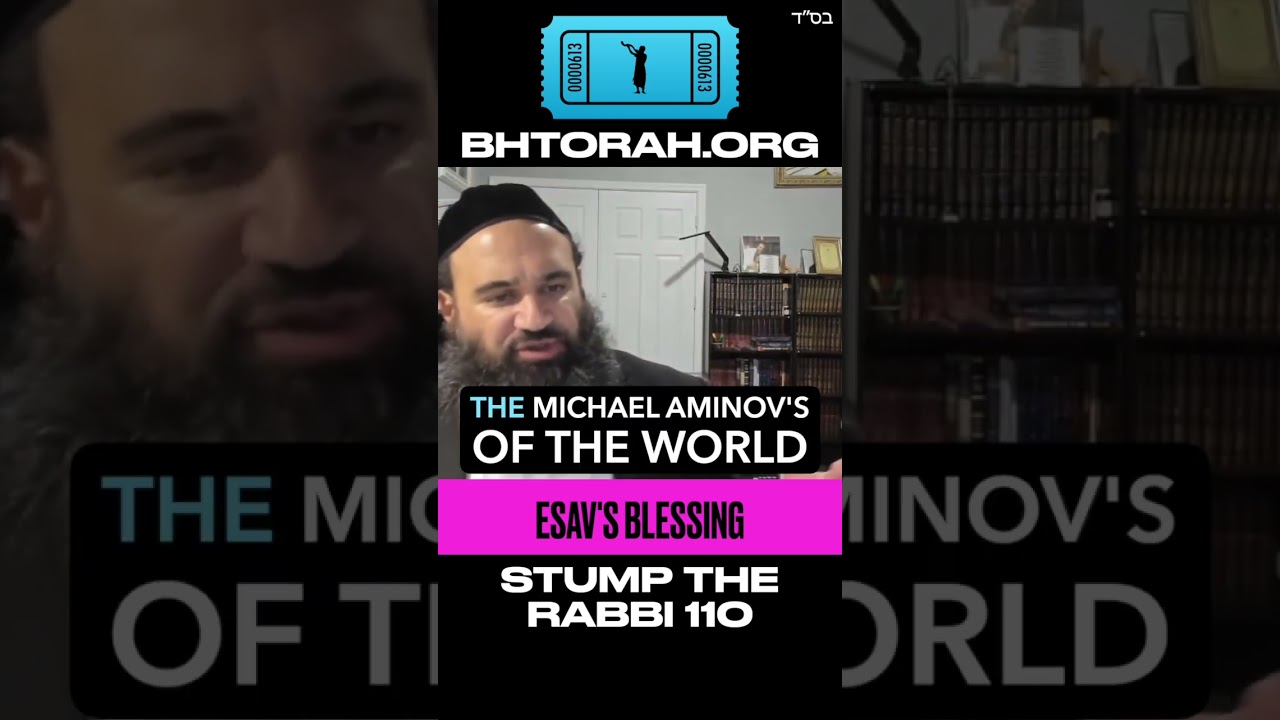 Esav's Blessing Parashat Toldot #RabbiYaronReuven #Judaism #Torah #KIRUV #noahide #orthodoxjudaism