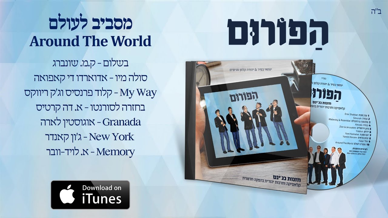 הפורום לחזנות | מסביב לעולם | The Cantors Forum | AROUND THE WORLD