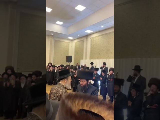 Viznitz London Rebbe At A Wedding In Antwerp - Shvat 5783