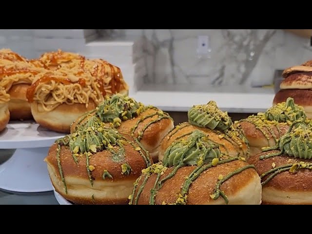Chanukah donuts at Breadberry - Lakewood