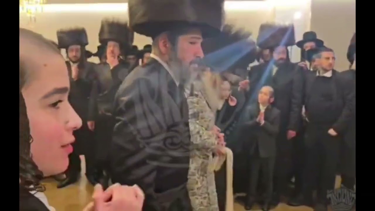 Satmar Rebbe R Zalman Leib At Reizman - Rubin Wedding - Kislev 5785