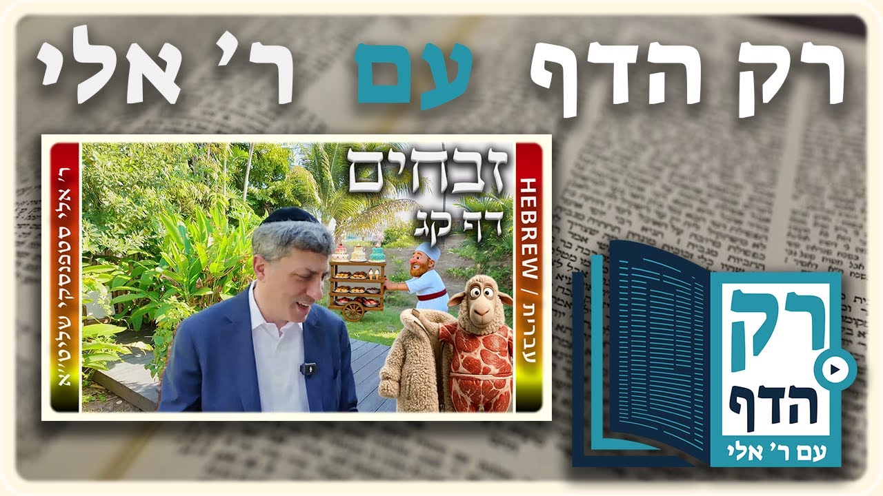 חזרה - זבחים דף קג | "רק הדף" עם ר' אלי סטפנסקי