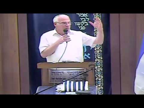 שר השיכון אורי אריאל בשיעור לרגל יום שירושלים בישיבת רמת גן