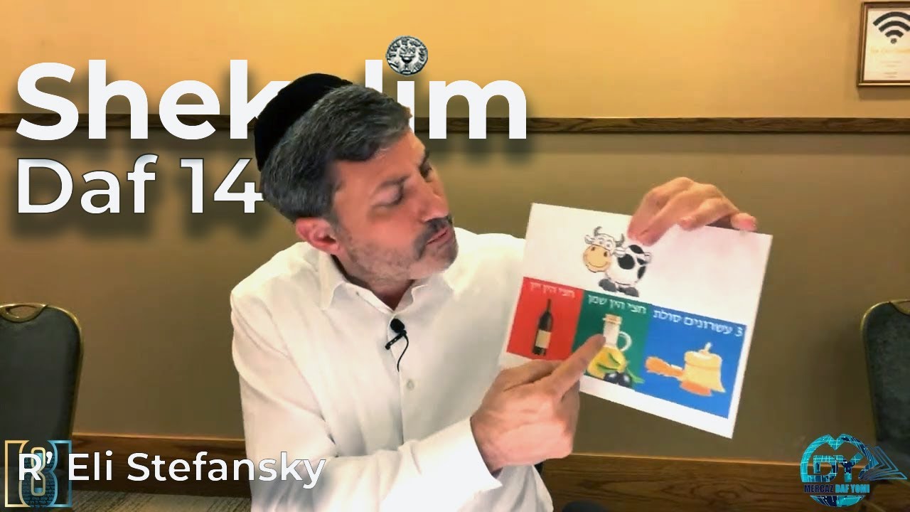 Daf Yomi Shekalim Daf 14 by R’ Eli Stefansky