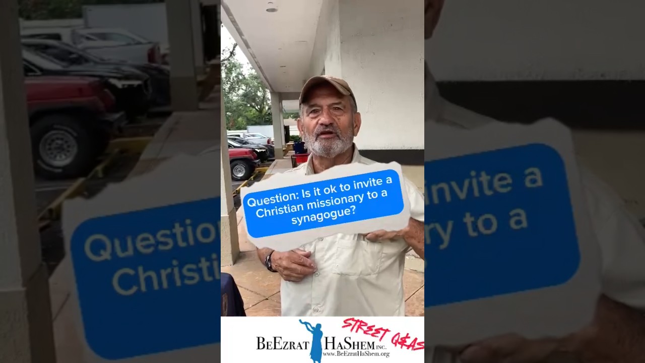 IS IT OKAY TO INVITE A CHRISTIAN MISSIONARY TO A SYNAGOGUE?