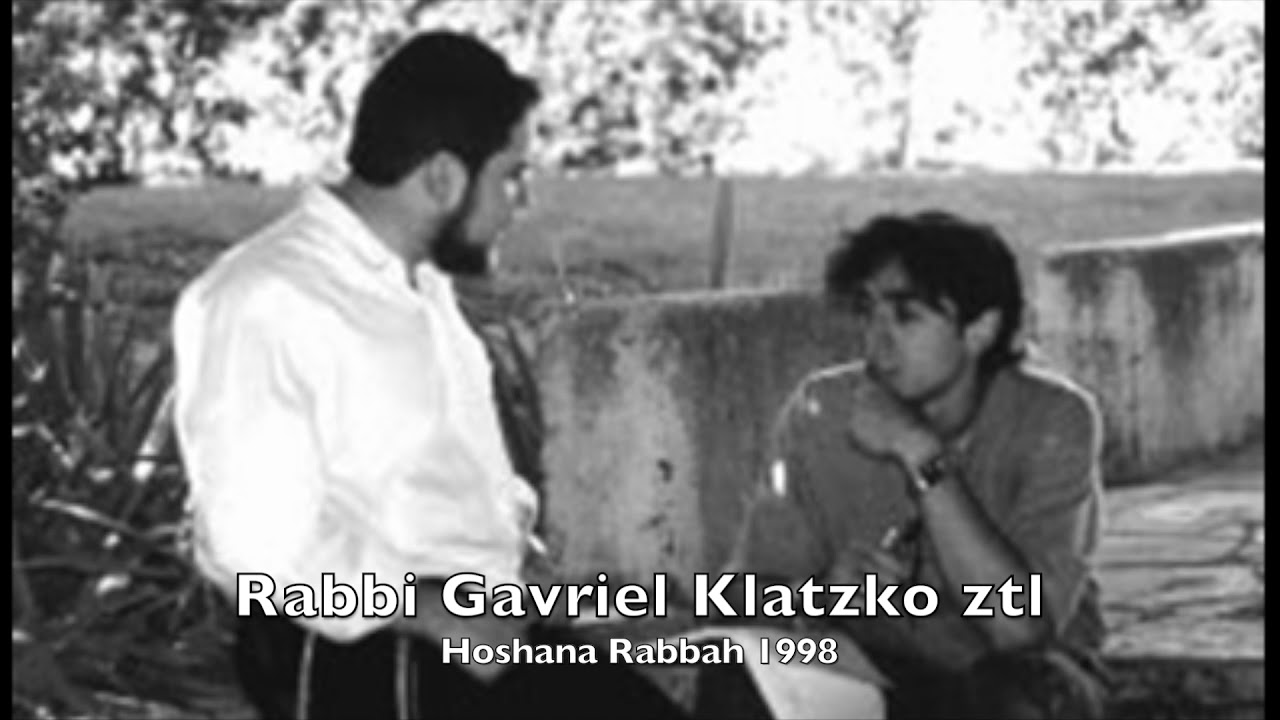 Rabbi Gavriel Klatzko ztl - 1998 Hoshana Rabbah Lecture in Johannesburg
