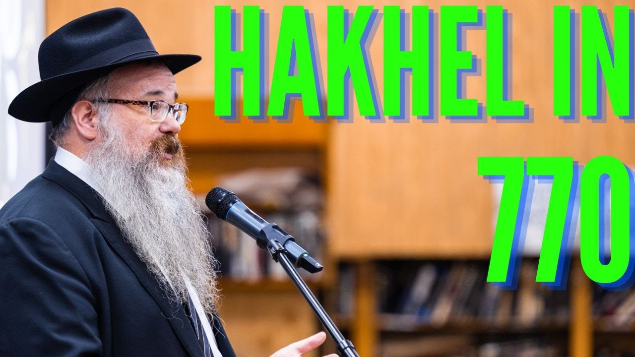 What is Hakhel? | Rabbi Shais Taub in 770