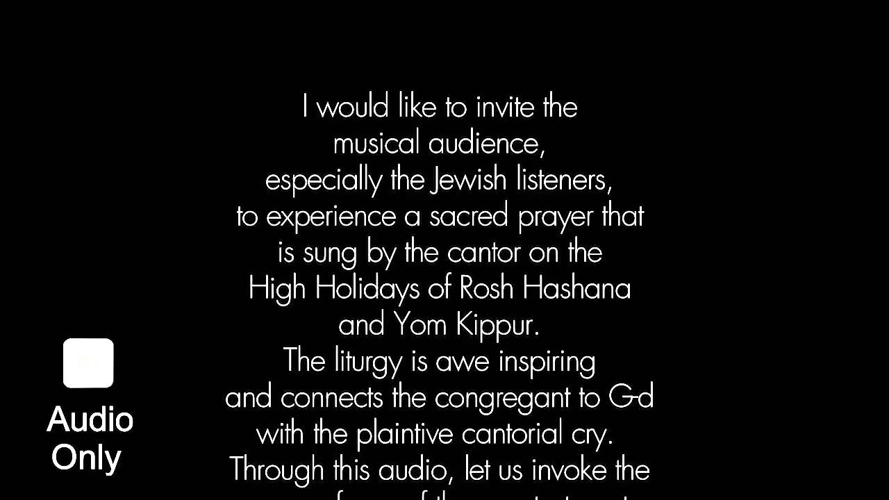 Richard Tucker  Live Rosh Hashana The Hineni Prayer
