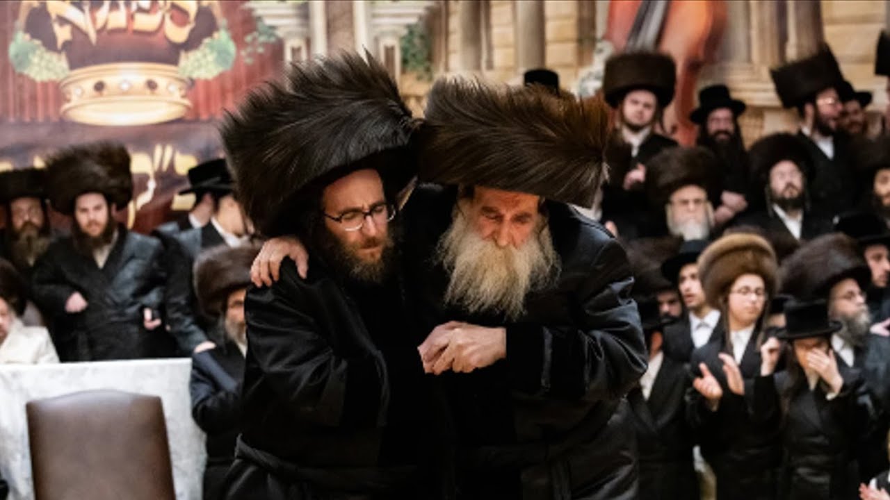 שמחת החתונה של נכד האדמו''ר מ'ספינקא