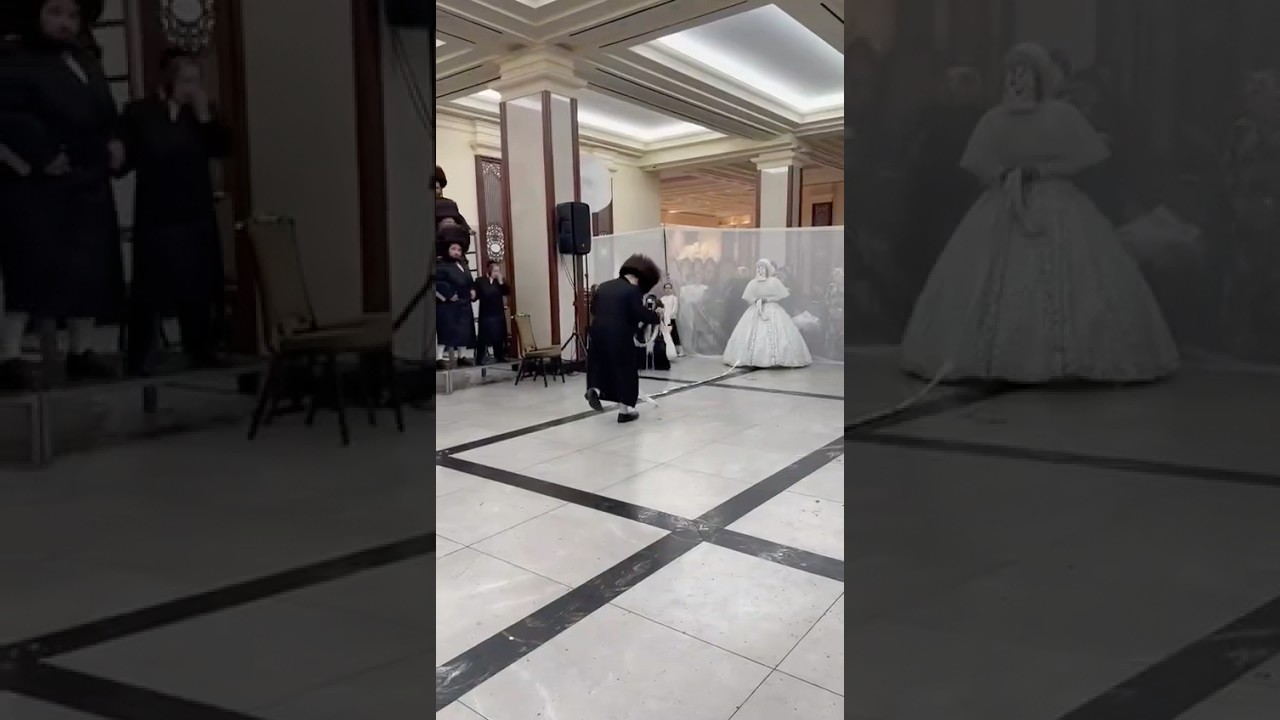 Rebbe Dancing Mitzvah Tantz 🔥 #jewishwedding