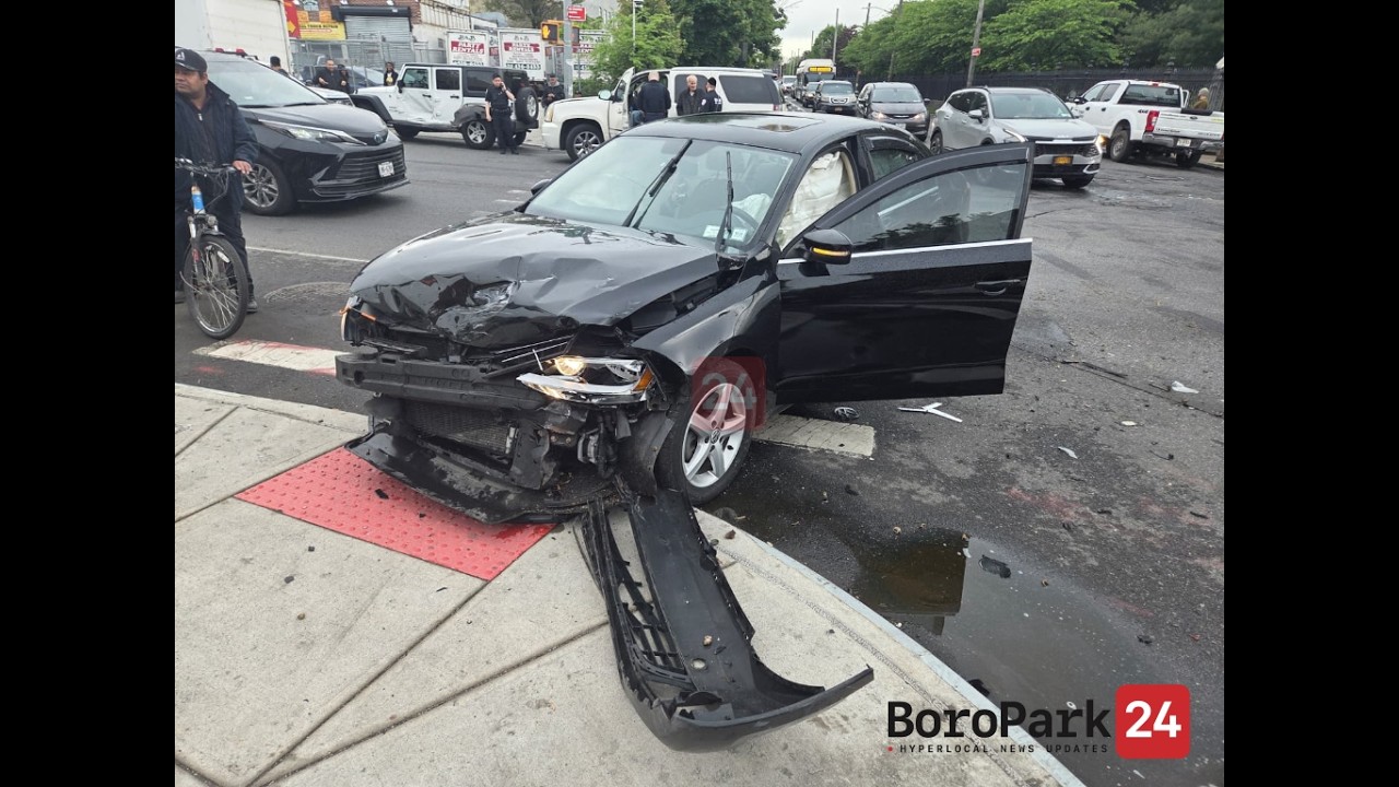 Stolen Car Chase Ends in Crash Before Suspect Escapes