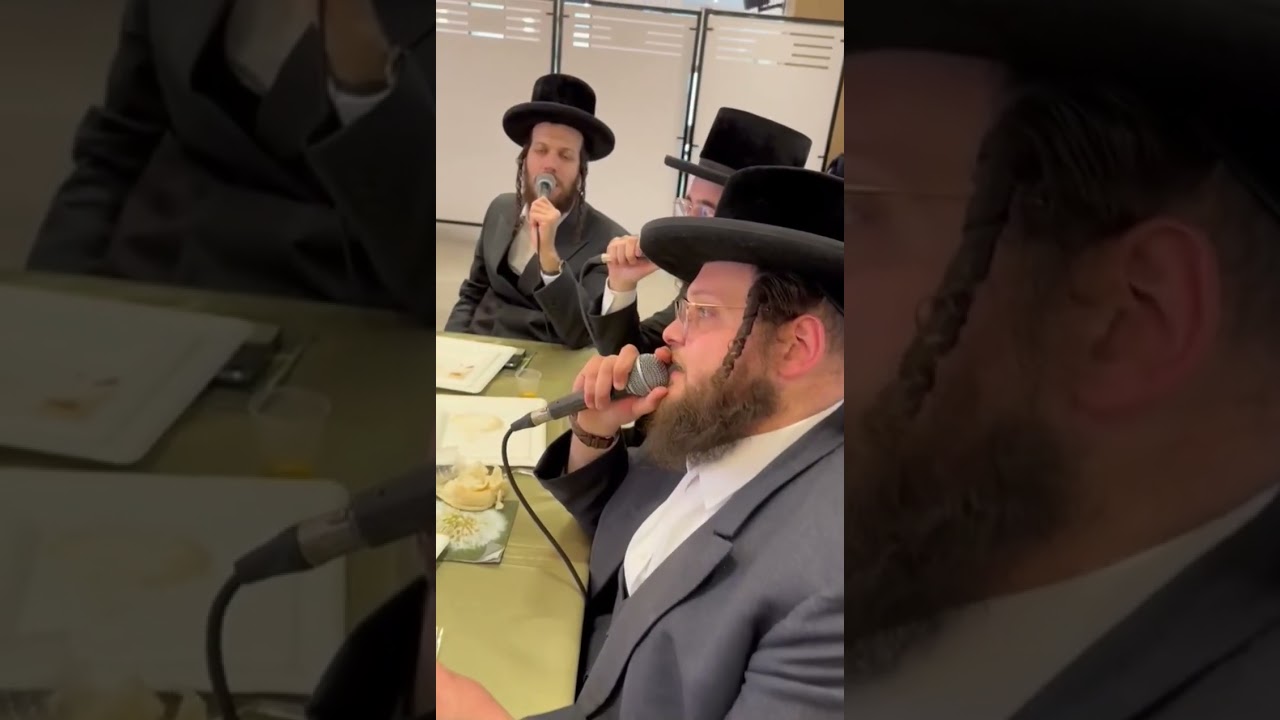 בברית לבנו של הבעל מנגן ר' יוסל לייפער מקהלת מלכות אהרלה סאמט קיבע גרומן ועוד