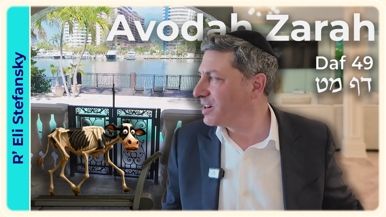 Daf Yomi Avodah Zarah Daf 49 by R' Eli Stefansky