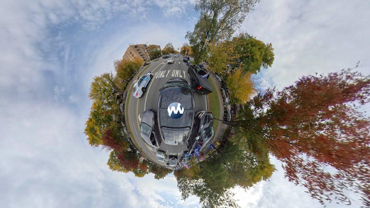 Jews for Trump Car Rally in Brooklyn, New York in 360 VR