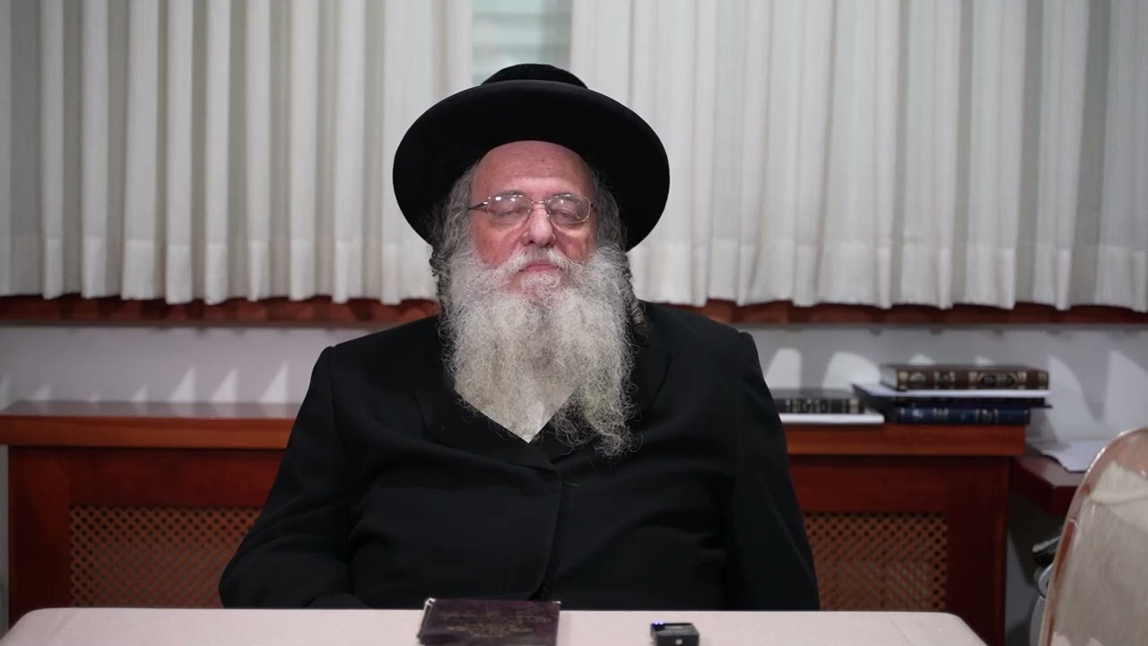 הגאון רבי שאול אלתר שליט"א ר"י פני מנחם בפתיחת הזמן פאר די אמעריקאנע בחורים