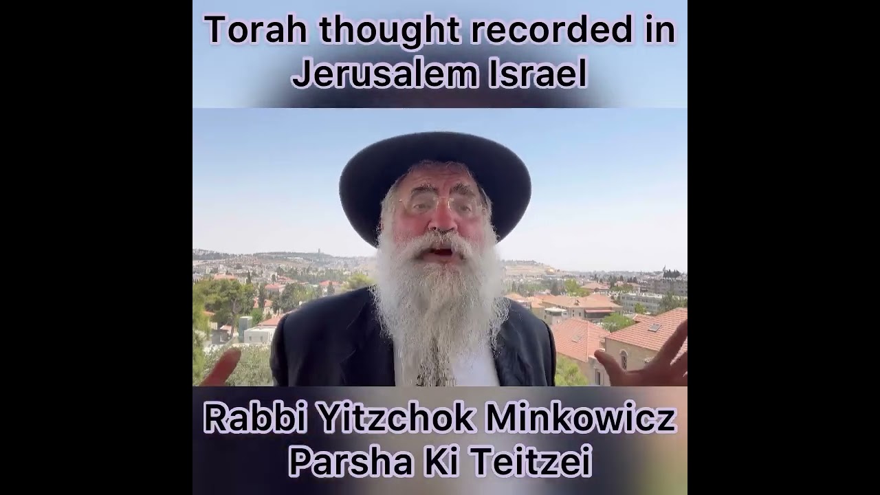 Rabbi Minkowicz Torah Lesson Parsha Ki Teitzei. How can we overcome our spiritual enemies?