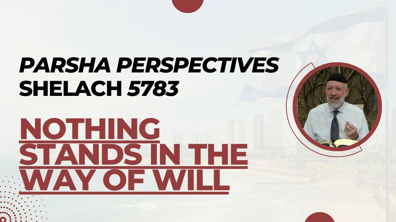 Parsha Perspective For Today - Shelach 5783/2023 - Nothing Stands in the Way of Will