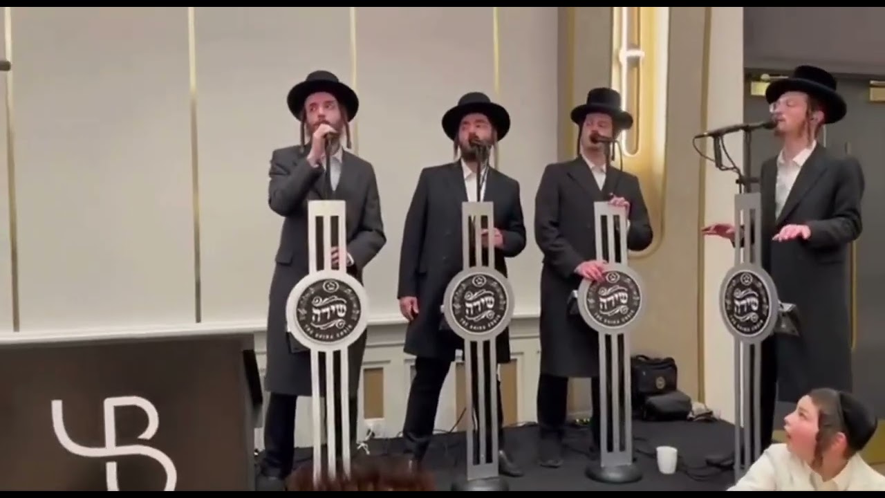 שמעיה פישר עם התזמורת של יענקי בריסקמן