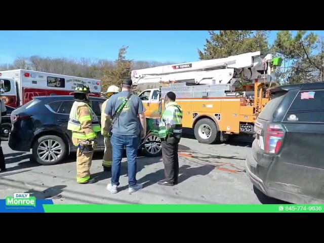 A serious crash occurred at Museum Village Road and Orange & Rockland Road