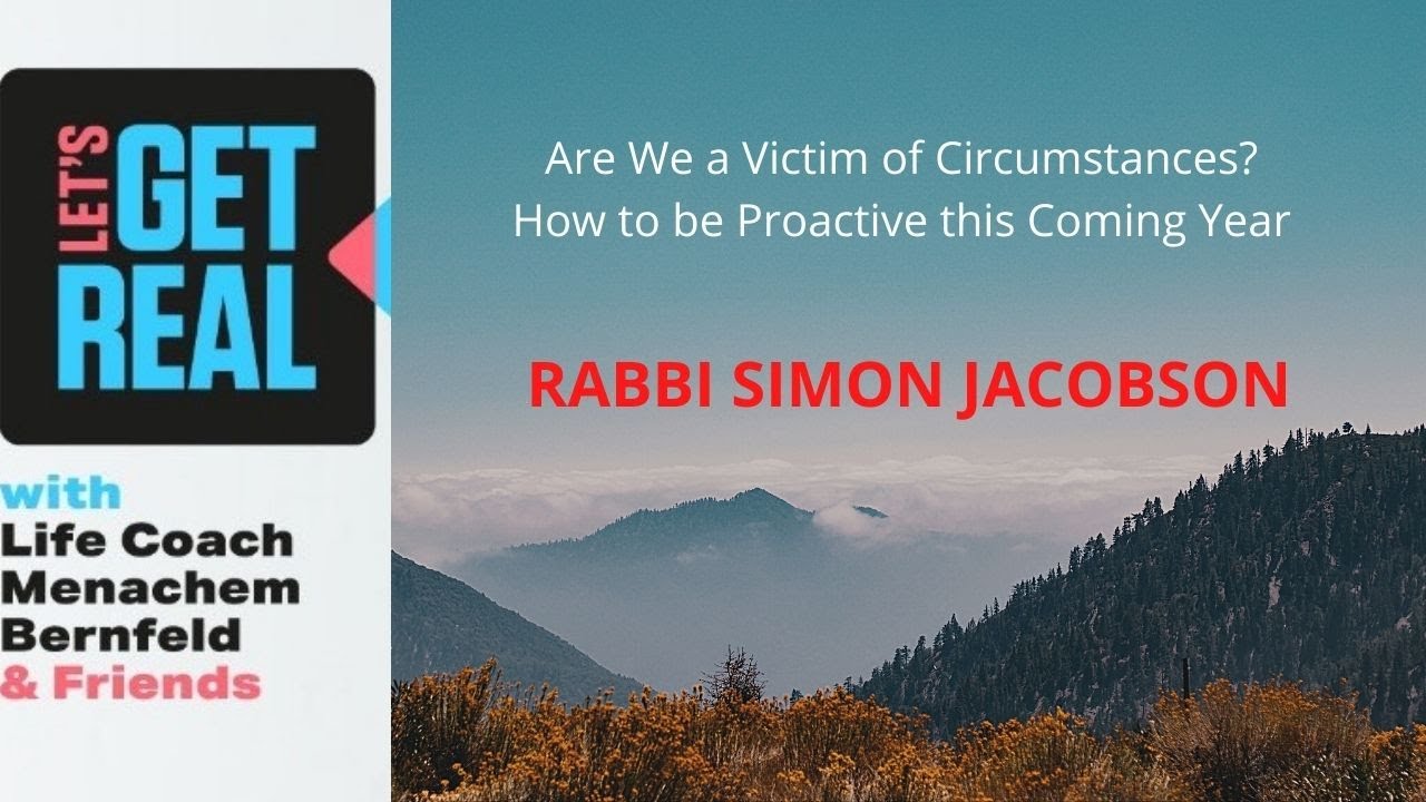 Rabbi Simon Jacobson on "Let's get real with Coach Menachem" Show Sunday September 14th  Show # 23