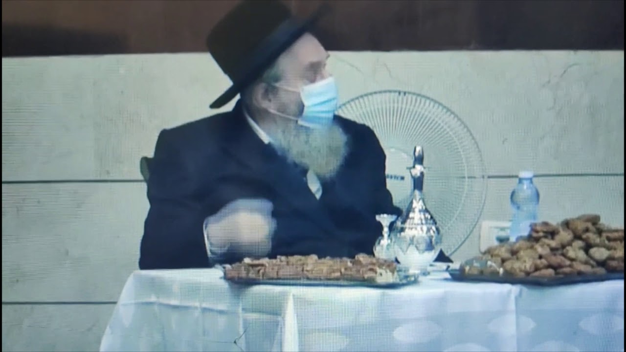 Chanukah Tish With Karlin Stolin Rebbe 5781
