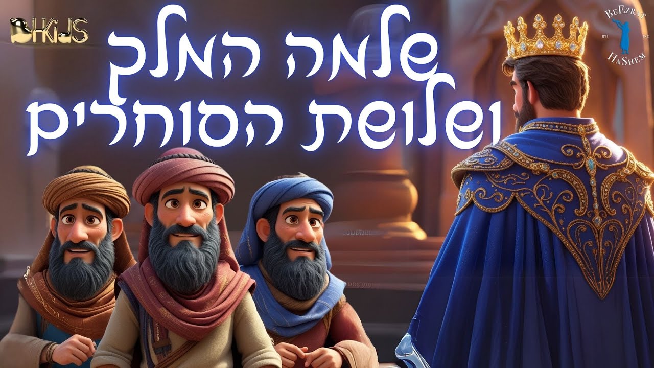 שלמה המלך ושלושת הסוחרים | סיפורי שלמה המלך בהמחשת AI לילדים