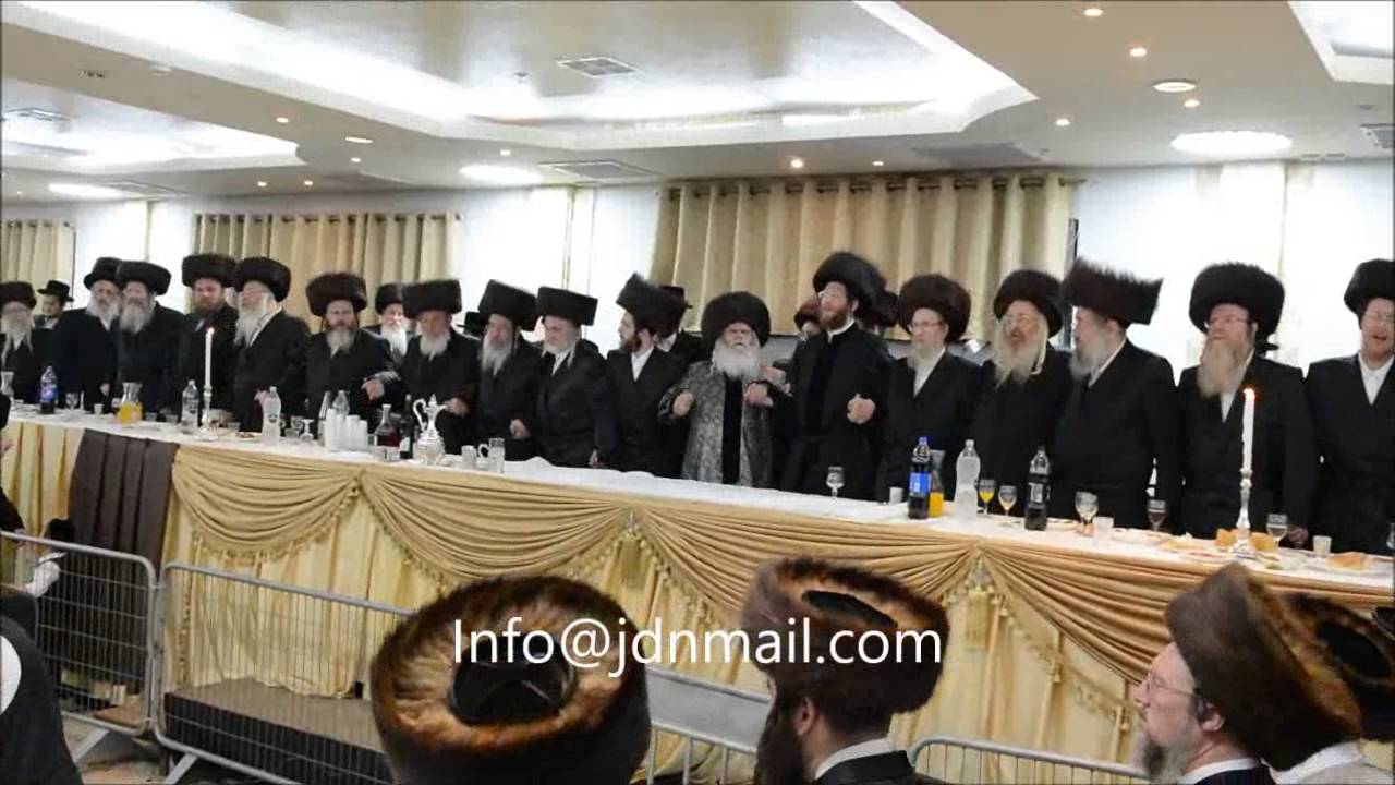 Wedding Of Kretchnif Yerushalayim Rebbe's Granddaughter - Sivan 5776