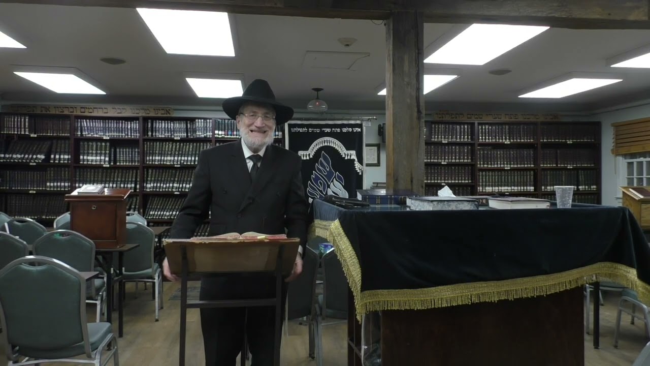 Rabbi Yitzchak Adler Hilchos Tzedakah Shiur at Bais Medrash Ohr Chaim Night Kollel