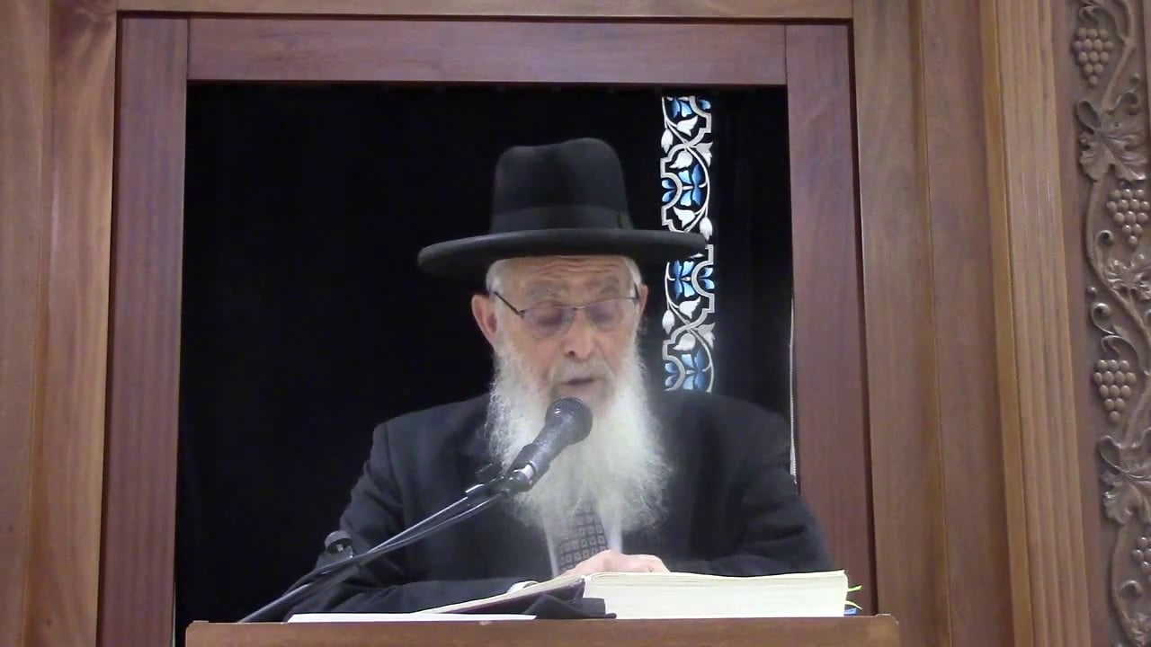 "מעשה שבת" - שיעור כללי מסכת שבת - הרב יעקב אריאל