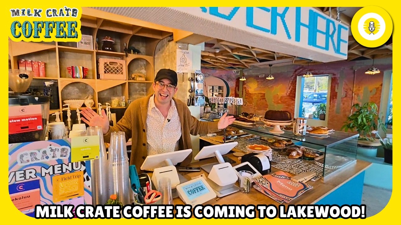 Milk Crate Coffee Opens in Lakewood - The Perlowitz Show