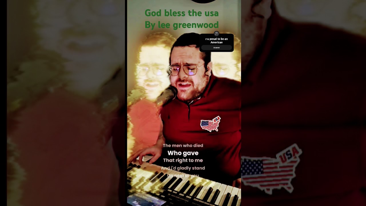 brich2ni singing cover of lee greenwood "God bless the usa"