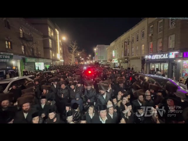 מעמד באגלייטן פאר הרה"צ רבי אהרן מרדכי רוקח בן האדמו"ר מבעלזא מוצש"ק אין בארא פארק